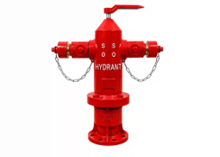 Pillar Hydrant Two Way Machino 4\"×2.5\"×2.5\"