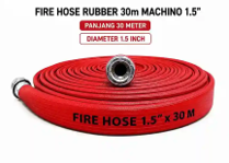 Fire Hose Rubber 30m Machino 1.5\"–3\"